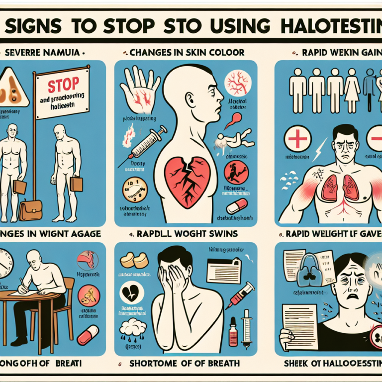 Qué señales indican que debes pausar el uso de Halotestin