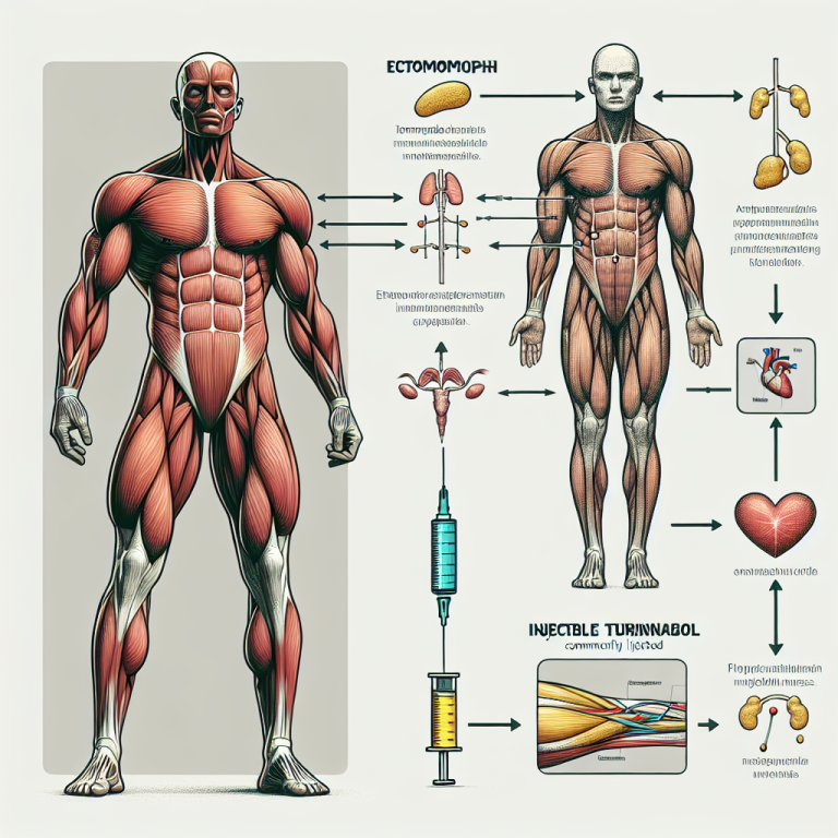 Cómo actúa Turinabol inyectable en cuerpos ectomorfos