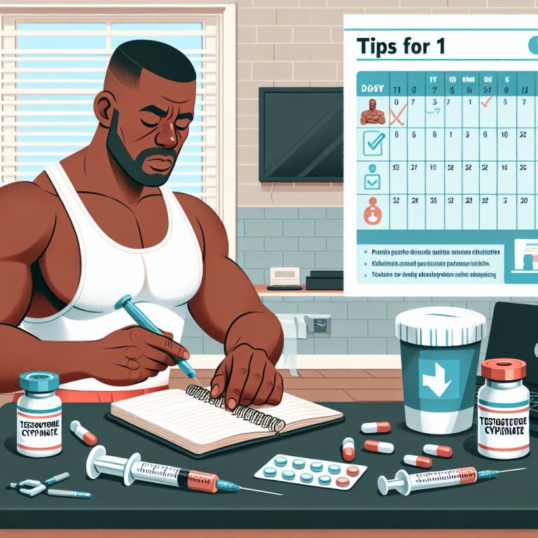 Consejos para la primera semana con Cipionato de testosterona