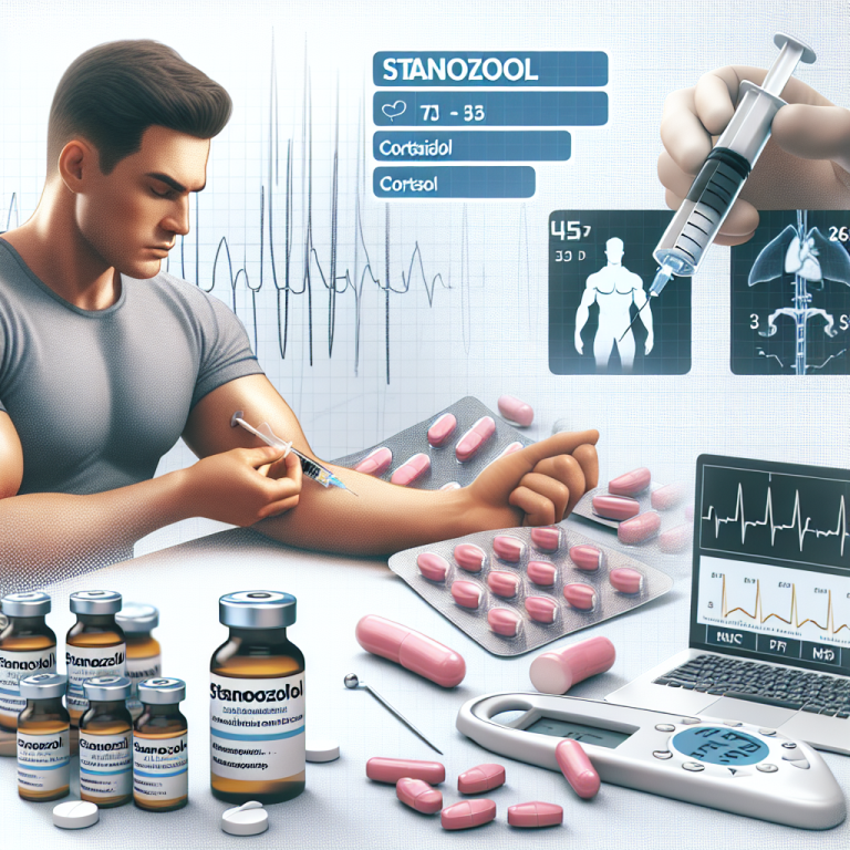 Inyección de estanozolol y control de cortisol