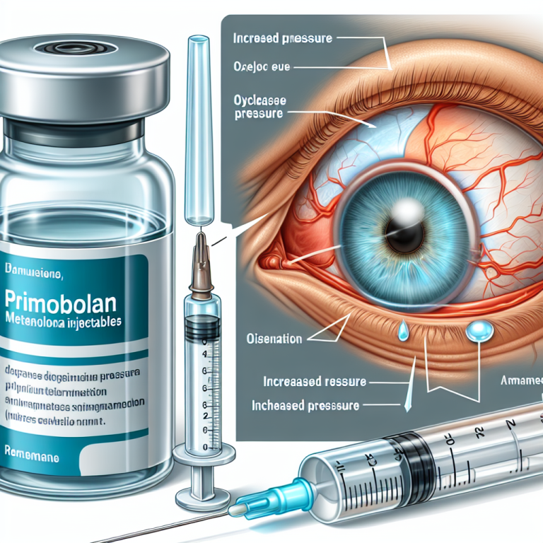Primobolan (Metenolona) inyectables y cambios en la presión ocular