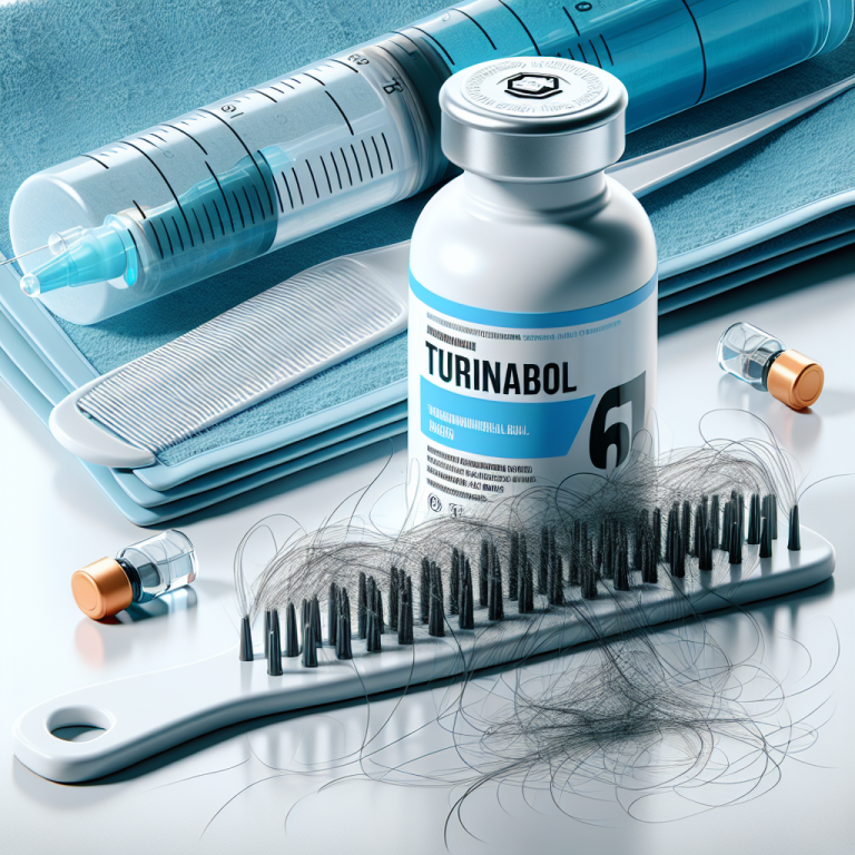 ¿Puede Turinabol inyectable causar caída del cabello?