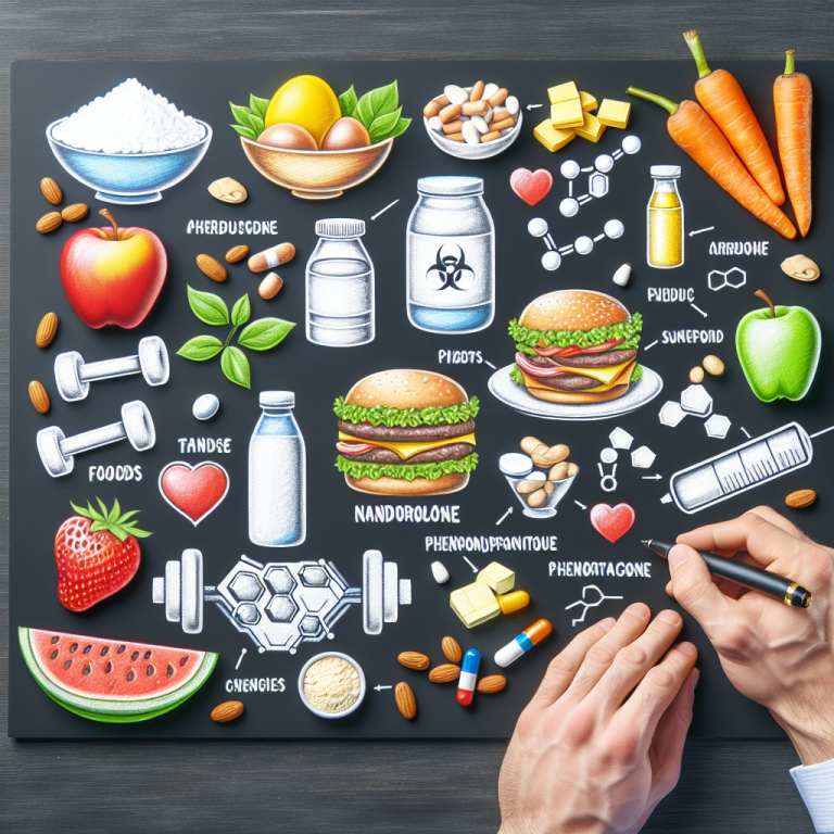 Qué alimentos pueden interferir con la absorción de Fenilpropionato de nandrolona