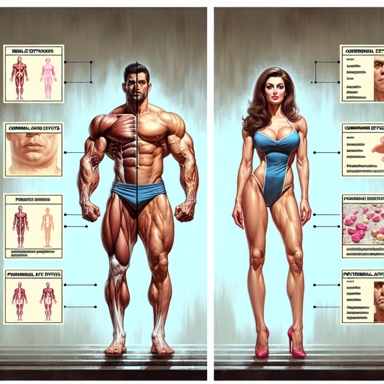 Qué diferencias esperar entre hombres y mujeres con Estanozolol
