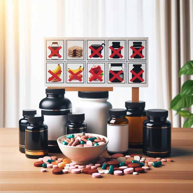 Qué suplementos debes evitar al tomar Enantato de Drostanolona