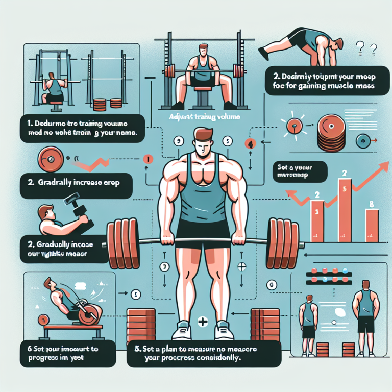 Cómo ajustar el volumen de entrenamiento al usar Preparativos para ganar masa muscular