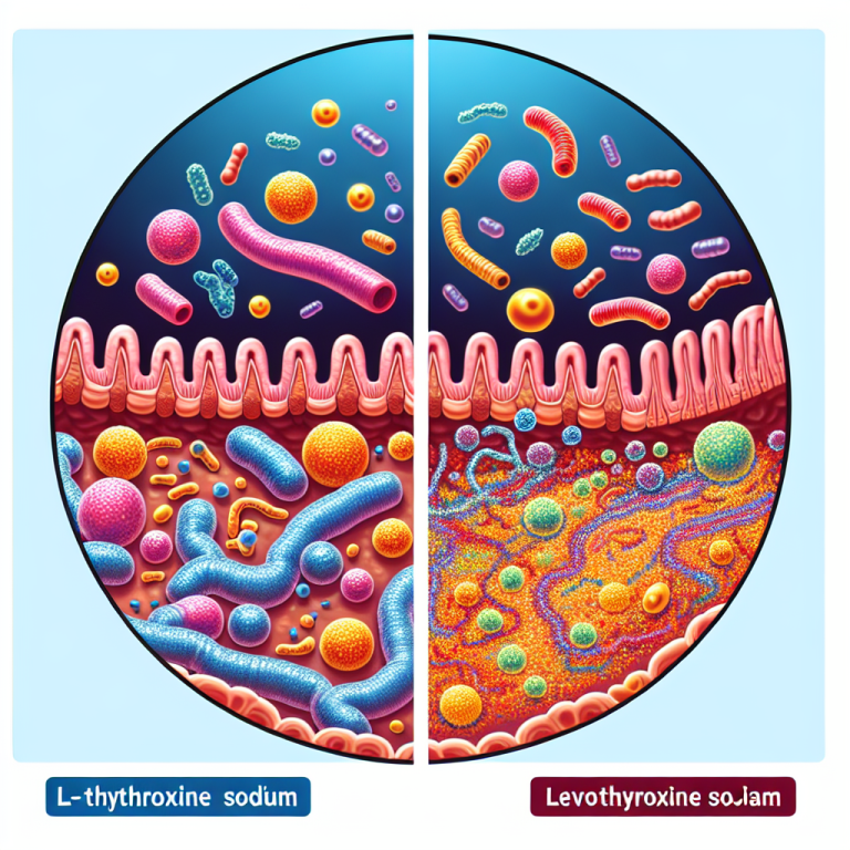 Cómo reacciona la microbiota intestinal a L-Thyroxine Sodium/Levothyroxine Sodium (LT4 sodium)