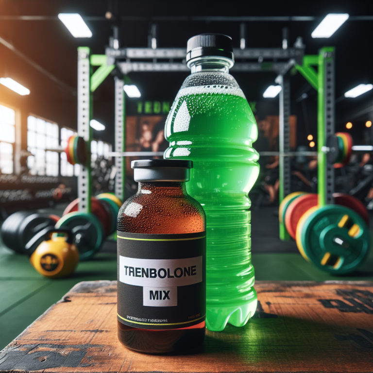 ¿Se puede mezclar Trembolona mix (mezcla de trembolona) con bebidas deportivas?