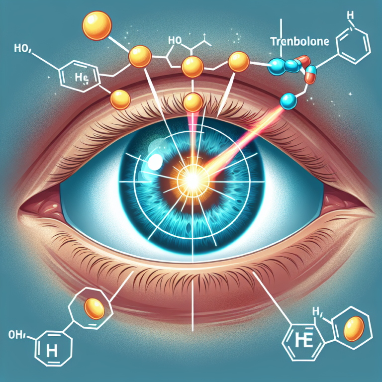 ¿Trenbolone puede influir en la visión?