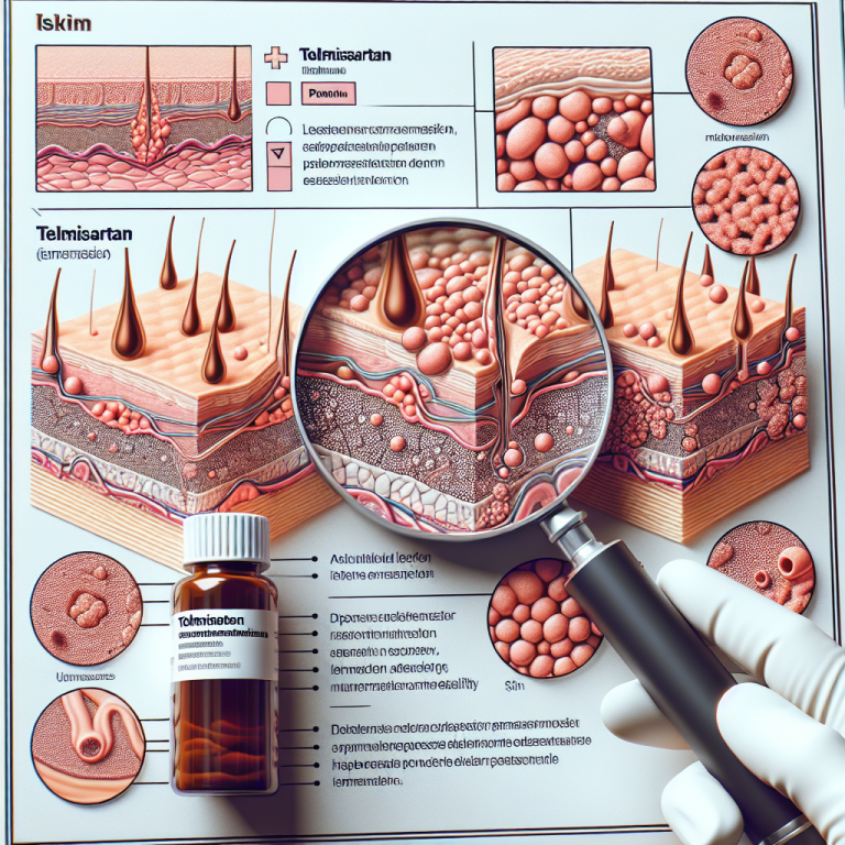Cómo afecta Telmisartan a la piel y elasticidad