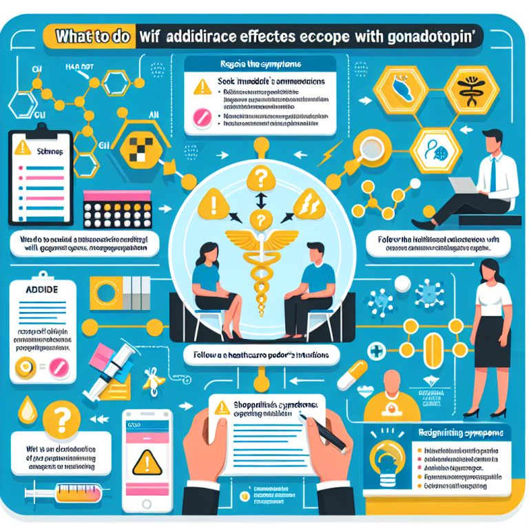 Qué hacer si aparecen efectos adversos con Gonadotropina