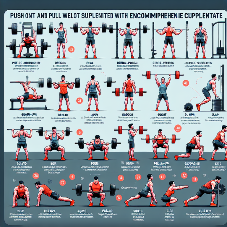 Qué rutina de empuje y tracción va mejor con Enclomiphene citrate